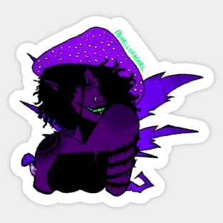 Trippy Mushroom Fairy SFW Sticker